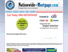 Tablet Screenshot of nationwidemortgage.com
